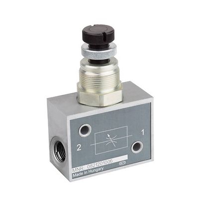 EMERSON – AVENTICS CH01 Series Threaded Flow Valve, G 1/4 Female Inlet Port x G 1/4 Female Outlet Port, 0821201011