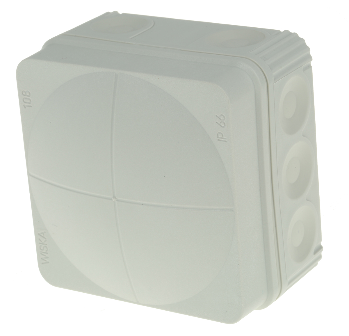 WISKA Combi Series Grey Polypropylene Junction Box, IP66, 76 x 76 x 51mm