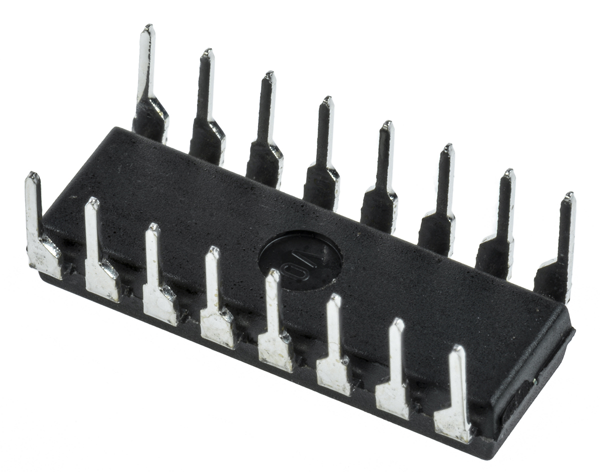 STMicroelectronics L293B, Brushed DC Motor Motor Driver IC, 36 V 1 A 16-Pin, PDIP