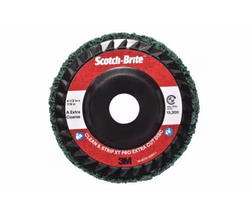 3M Silicon Carbide Sanding Disc, 115mm, Extra Coarse Grade, 10 in pack