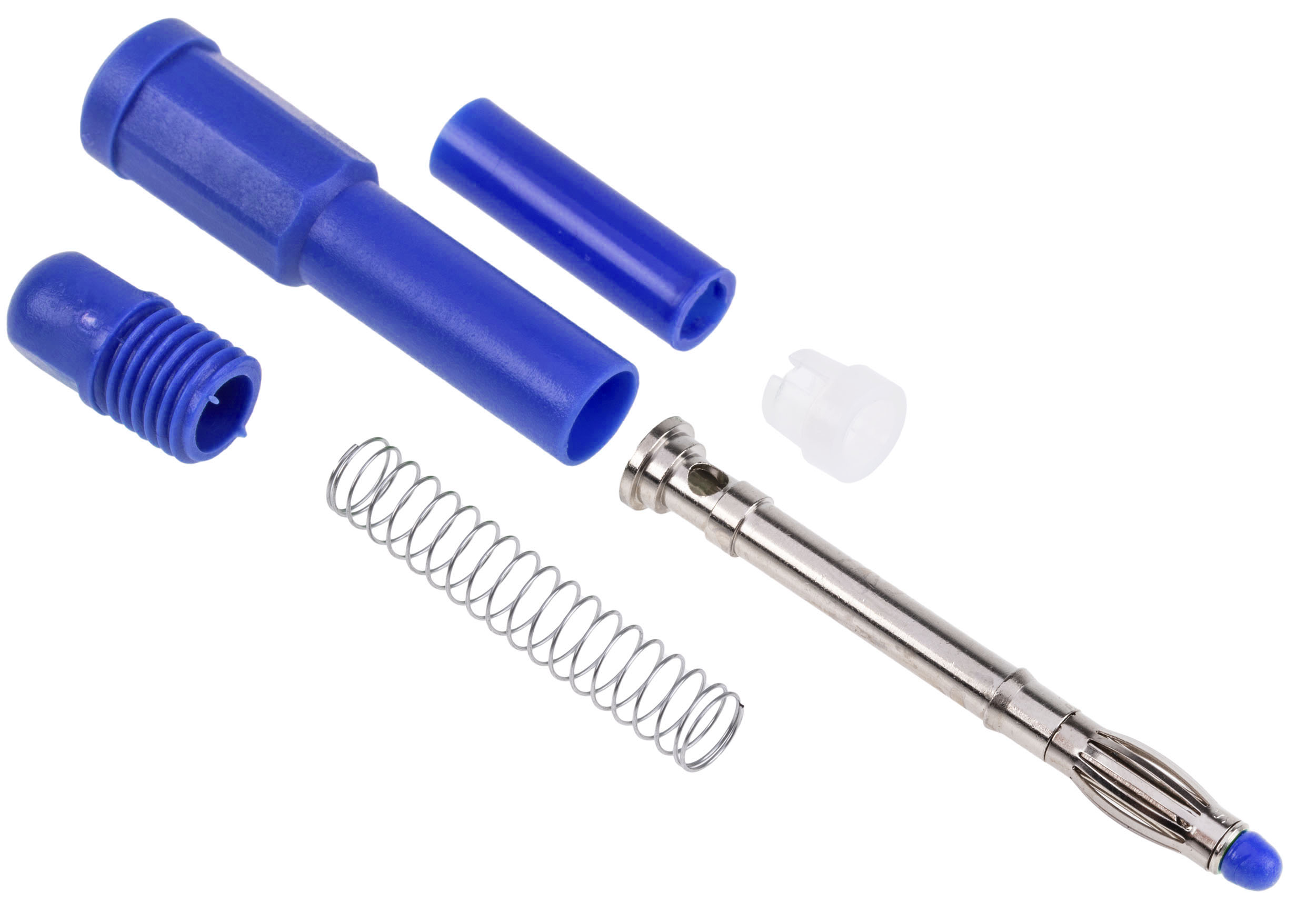 RS PRO Blue Male Banana Plug, 4 mm Connector, Solder Termination, 20A, 1000V