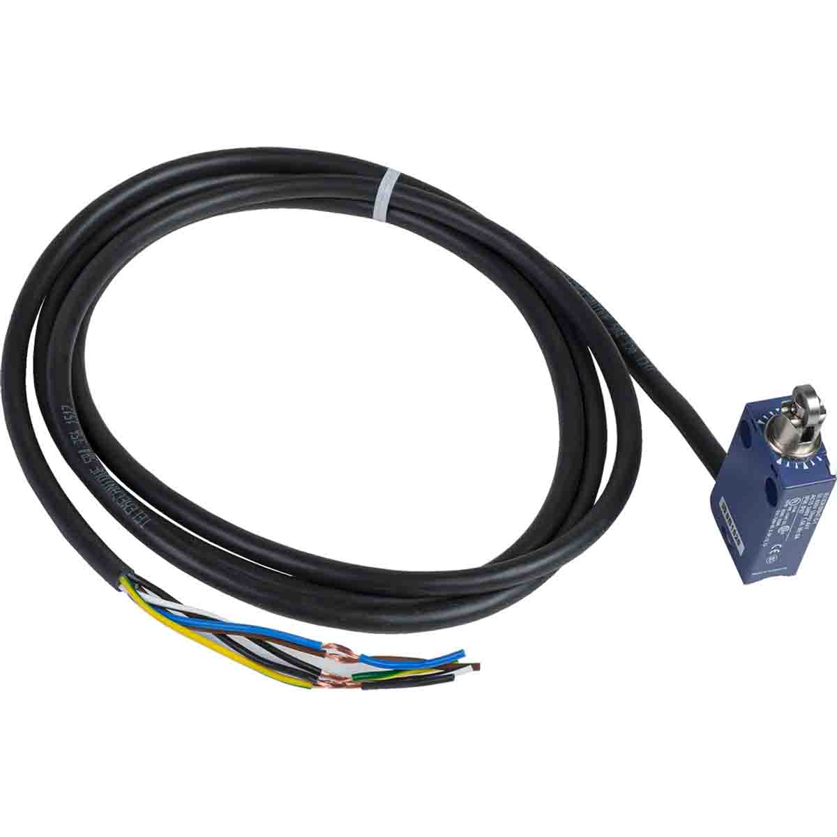 Telemecanique Sensors XCMD Series Roller Plunger Limit Switch, 1NC/1NO, IP66, IP67, IP68, 2P, Zinc Alloy Housing