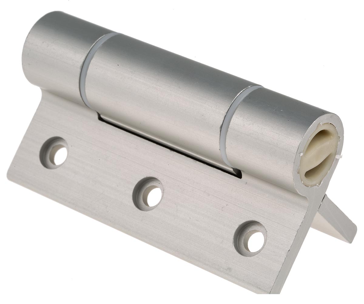 Pinet Aluminium Spring Hinge, Screw Fixing, 100mm x 82.5mm x 5.5mm