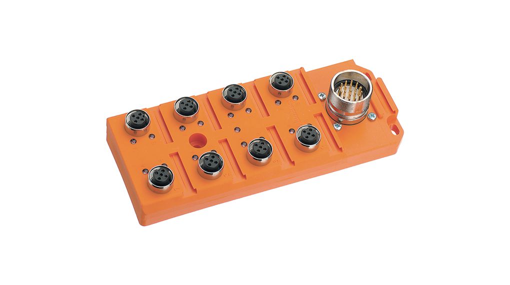 Lumberg Automation 111 Series Sensor Box, M23, 8 way, 8 port