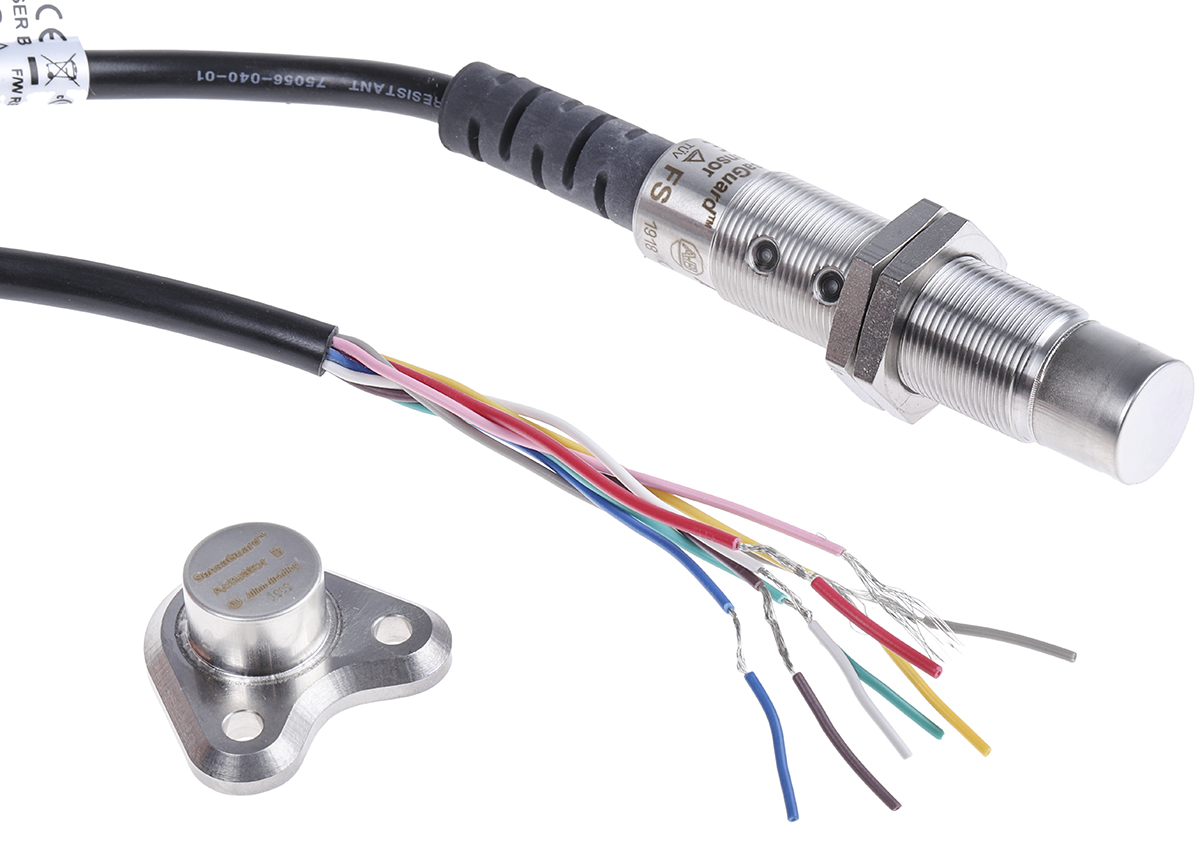 Allen Bradley Guardmaster 440N Series RFID Non-Contact Safety Switch, 24V dc, Stainless Steel Housing, 2NC, 10m Cable