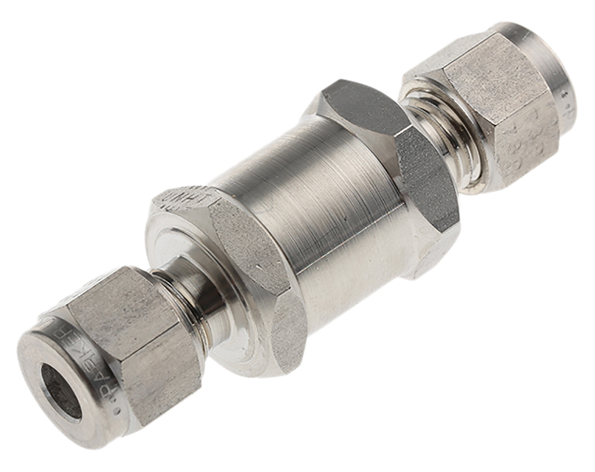 Parker Stainless Steel Single Check Valve 6mm, 414 bar