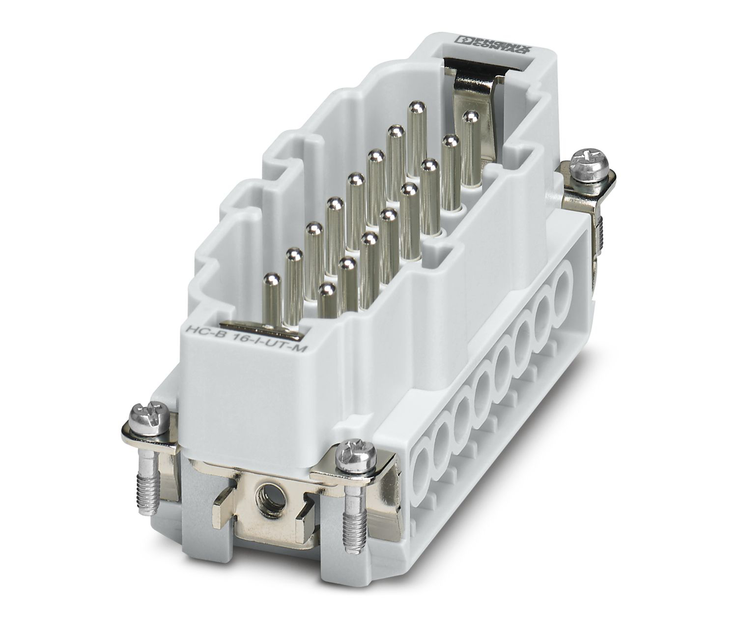 Phoenix Contact Heavy Duty Power Connector Insert, 16A, Male, HEAVYCON B16 Series, 16 Contacts