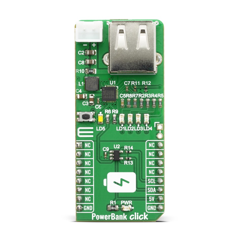 MikroElektronika PowerBank Click Battery Charger for MP2632B for Power Banks