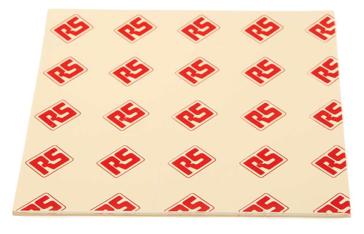 RS PRO Self-Adhesive Thermal Interface Sheet, 2.5mm Thick, 1.95W/m·K, 150 x 150mm
