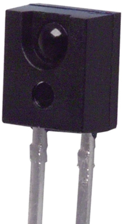 QSE113 onsemi, 25 ° IR Phototransistor, Through Hole 2-Pin Side Looker package