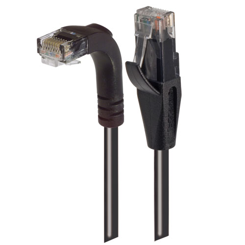 L-ComTRD, 10ft Cat6, Black RJ45 to Male RJ45 Male, Unshielded Unshielded, Terminated PVC Sheath