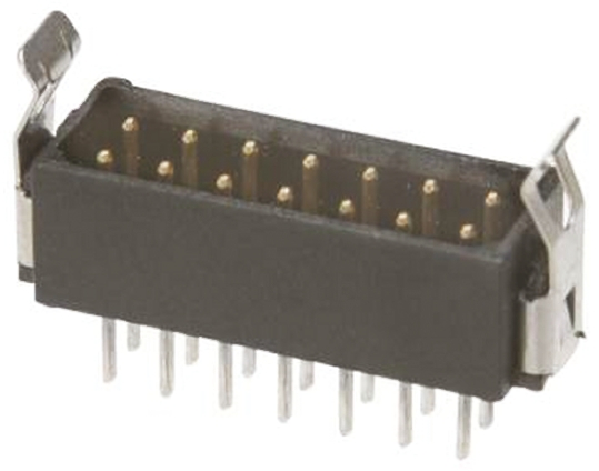 HARWIN Datamate L-Tek Series Straight Through Hole PCB Header, 26 Contact(s), 2 mm Pitch, 2 Row, Shrouded