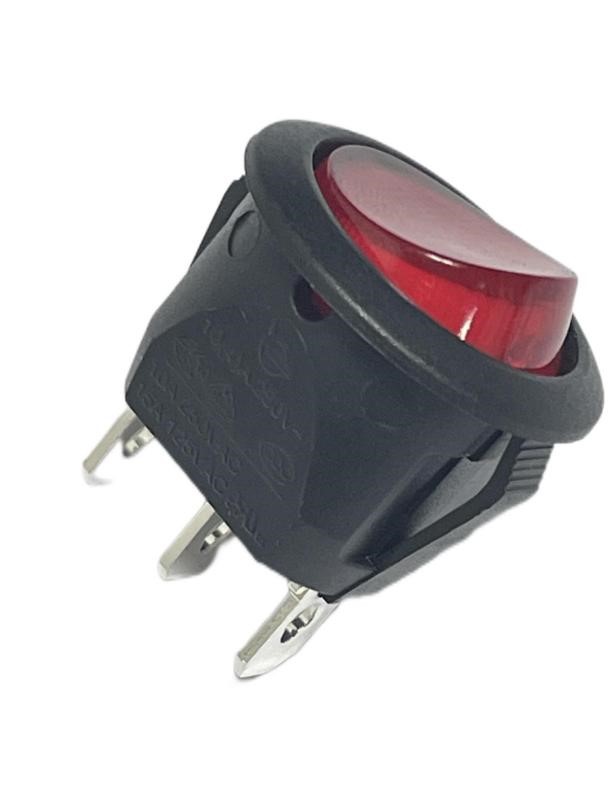 RS PRO Illuminated SPST, On-Off Rocker Switch Panel Mount