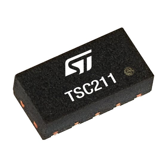 TSC211IQT STMicroelectronics Current Sensing Amplifier Single 10-Pin QFN-10