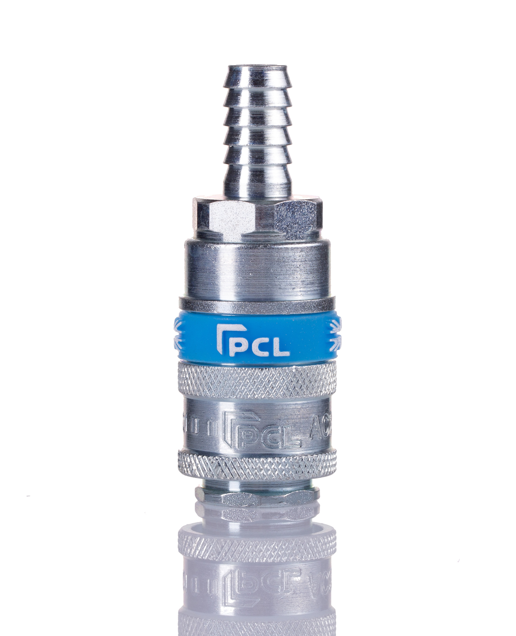 PCL Steel Male Pneumatic Quick Connect Coupling, 10mm Hose Barb