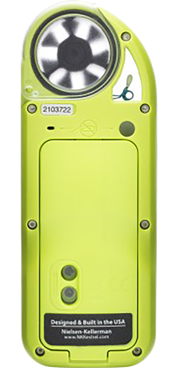 Kestrel 0852LHVG Impeller Anemometer, 40m/s Max, Measures Air Flow, Altitude, Density, Density Altitude, Dew Point,