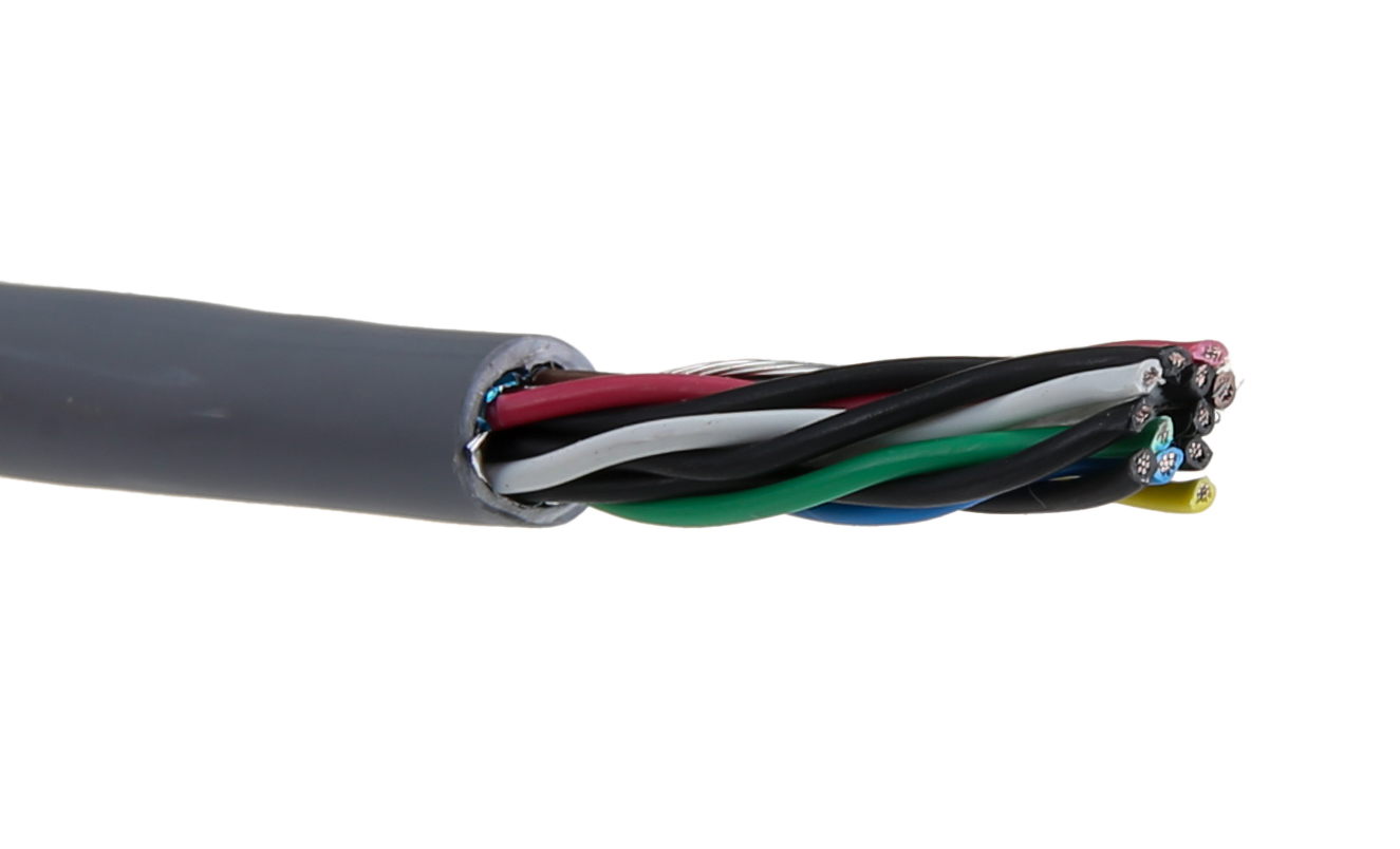 Alpha Wire Alpha Essentials LSZH Communication & Control Series Data Cable, 6 Pairs, 12 Cores, 0.22 mm², Screened, 24
