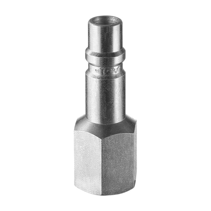 PREVOST Treated Steel Female Plug for Pneumatic Quick Connect Coupling, G 3/8 Female Threaded