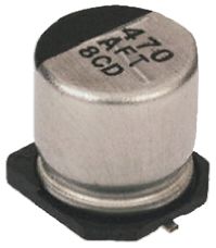 Panasonic 47μF Aluminium Electrolytic Capacitor 35V dc, Surface Mount - EEEFT1V470AR