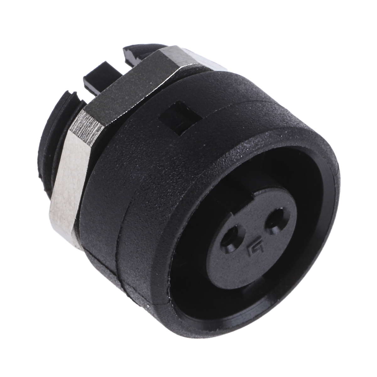 binder Circular Connector, 2 Contacts, Panel, Subminiature Connector, Socket, Female, IP40, 710 Series