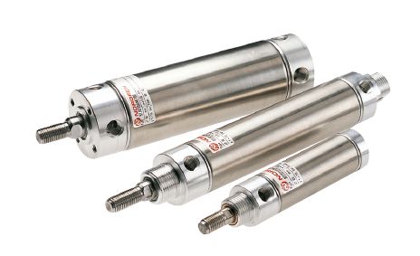 Norgren Pneumatic Roundline Cylinder - 40 mm Bore, 125 mm RT57200M Series, Double Acting Acting