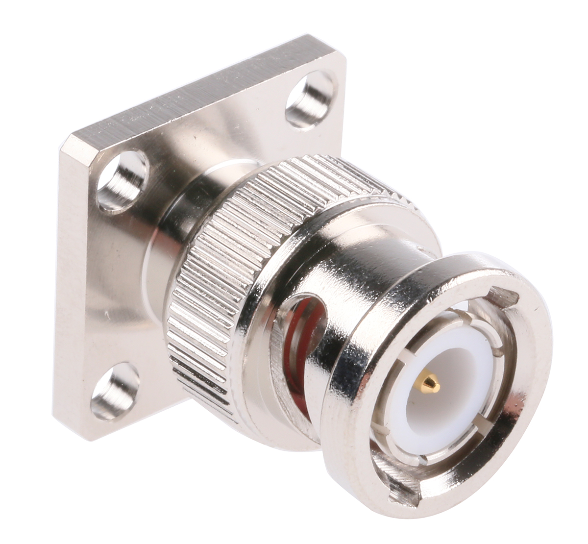 Amphenol RF, Plug Flange Mount BNC Connector, 50Ω, Solder Termination, Straight Body