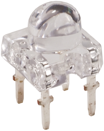 Bivar3.2 V White LED Super Flux Through Hole, Orca R R20WHT-V-3045
