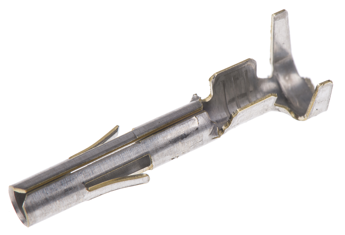 TE Connectivity Universal MATE-N-LOK Series Female Crimp Terminal, 20AWG Min, 14AWG Max