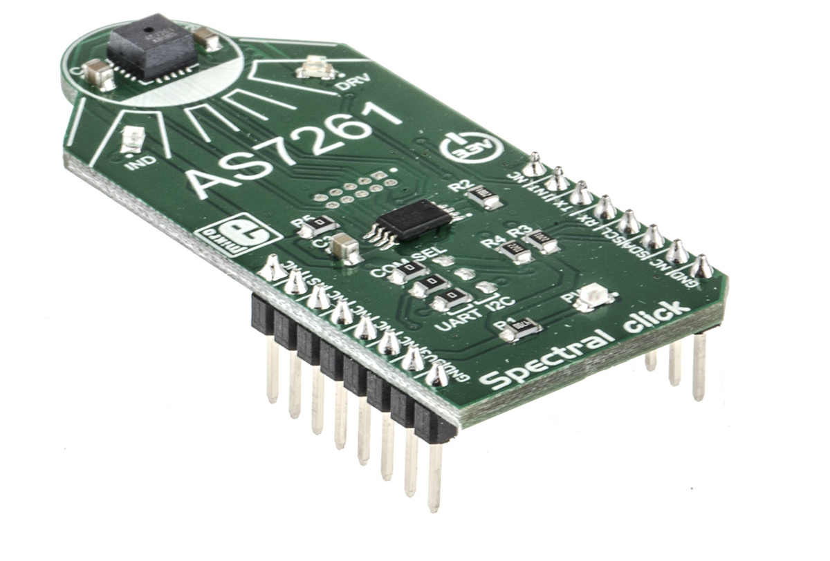 MikroElektronika for AT25SF041, AS7261 LED Drivers