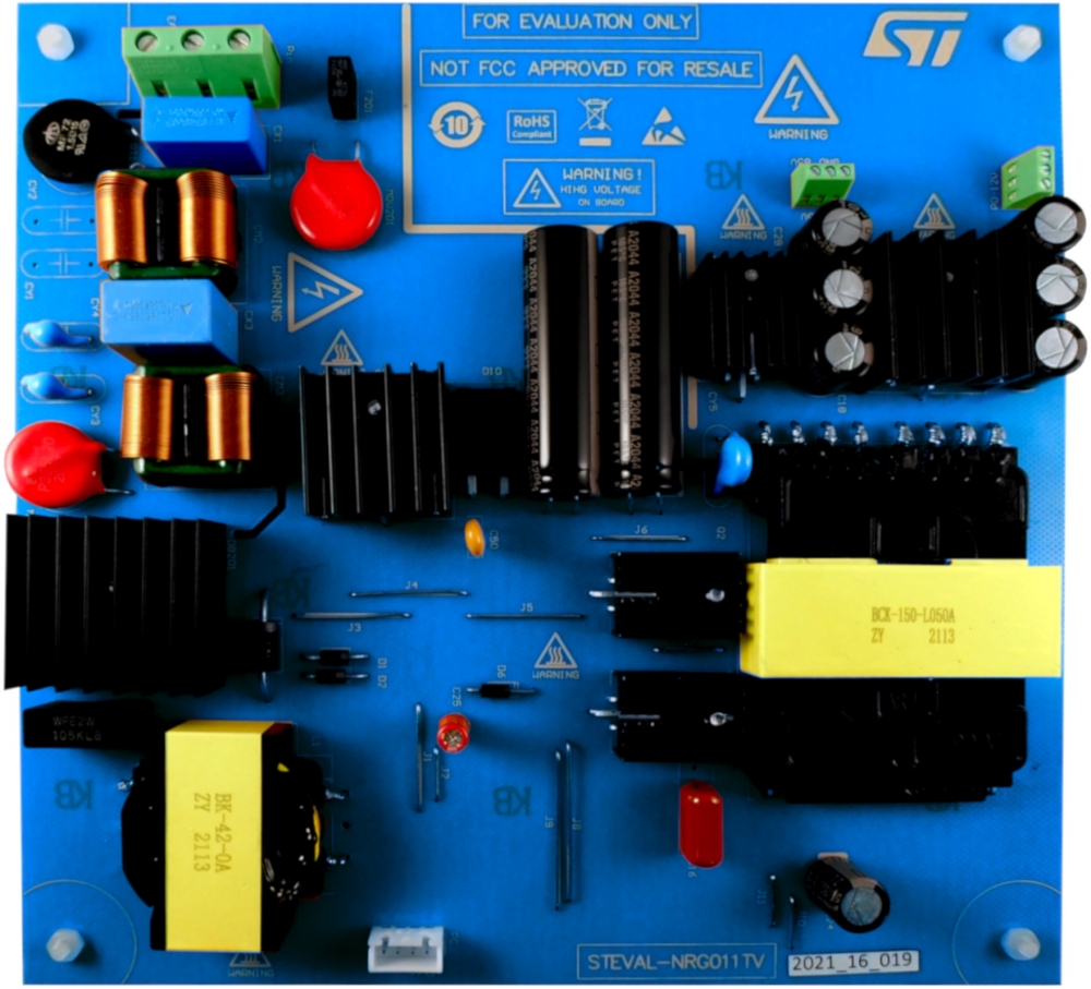 STMicroelectronics 200 W Power Supply Based on STNRG011 Digital Combo for LED TV Power Supply for STNRG011 for LED TV