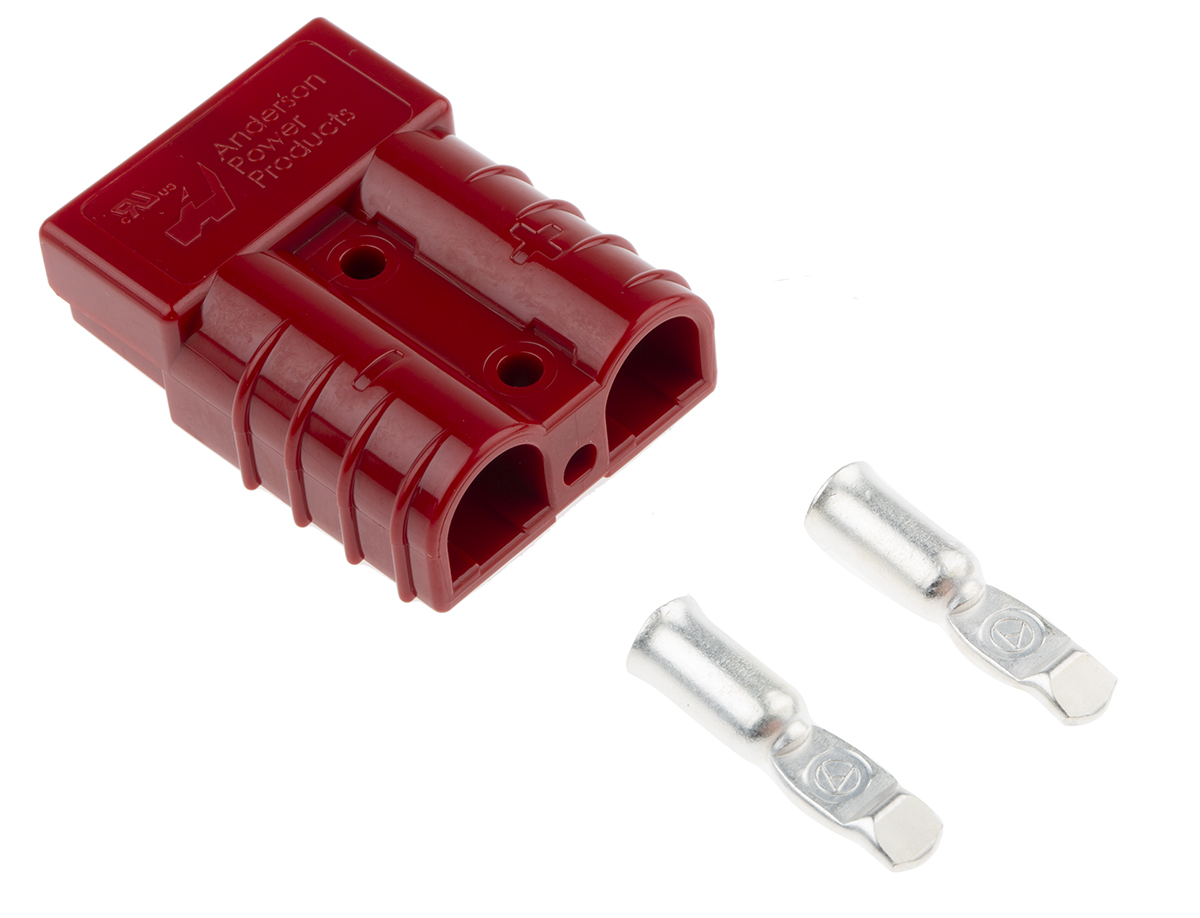 Anderson Power Products, SB50 Series 2 Way Battery Connector, 50A, 600 V