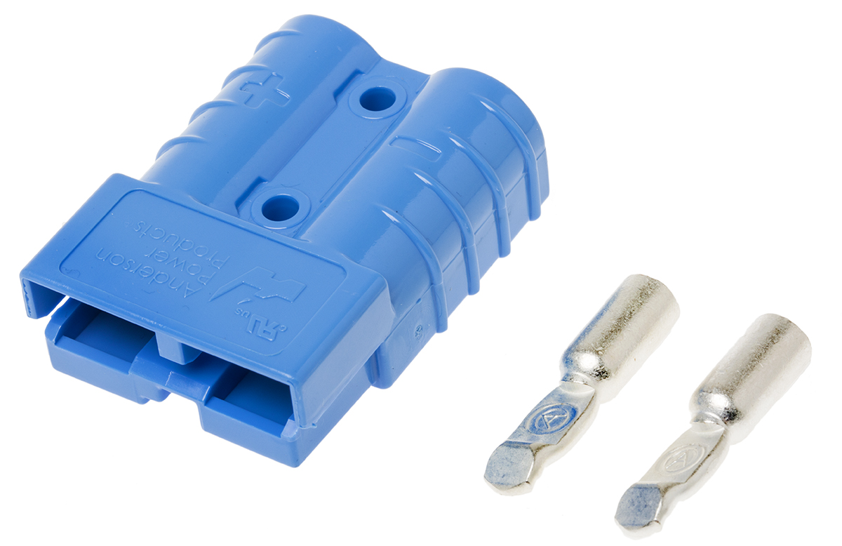 Anderson Power Products, SB50 Series Male 2 Way Battery Connector, 50.0A, 600 V