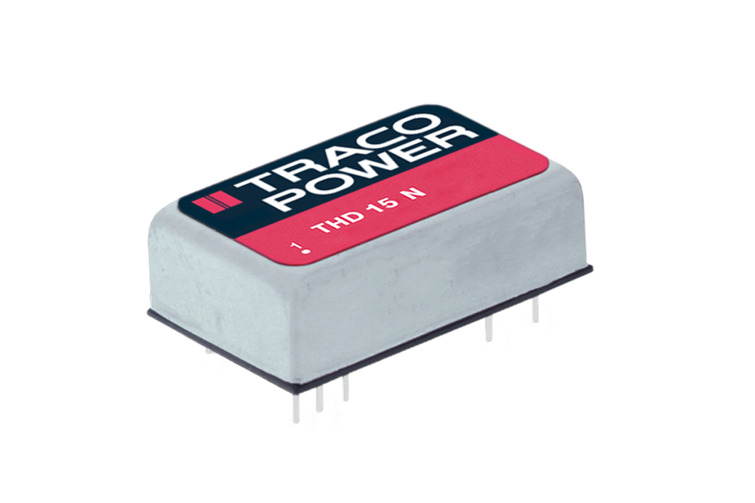 TRACOPOWER THD 15-1210N, Dual-Channel, DC-DC DC-DC Converter, 4A 9-Pin, DIP-24