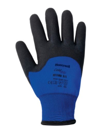 Honeywell Safety NF11HD Blue Polyamide Work Gloves, Size 11, Polyvinyl Chloride Coating