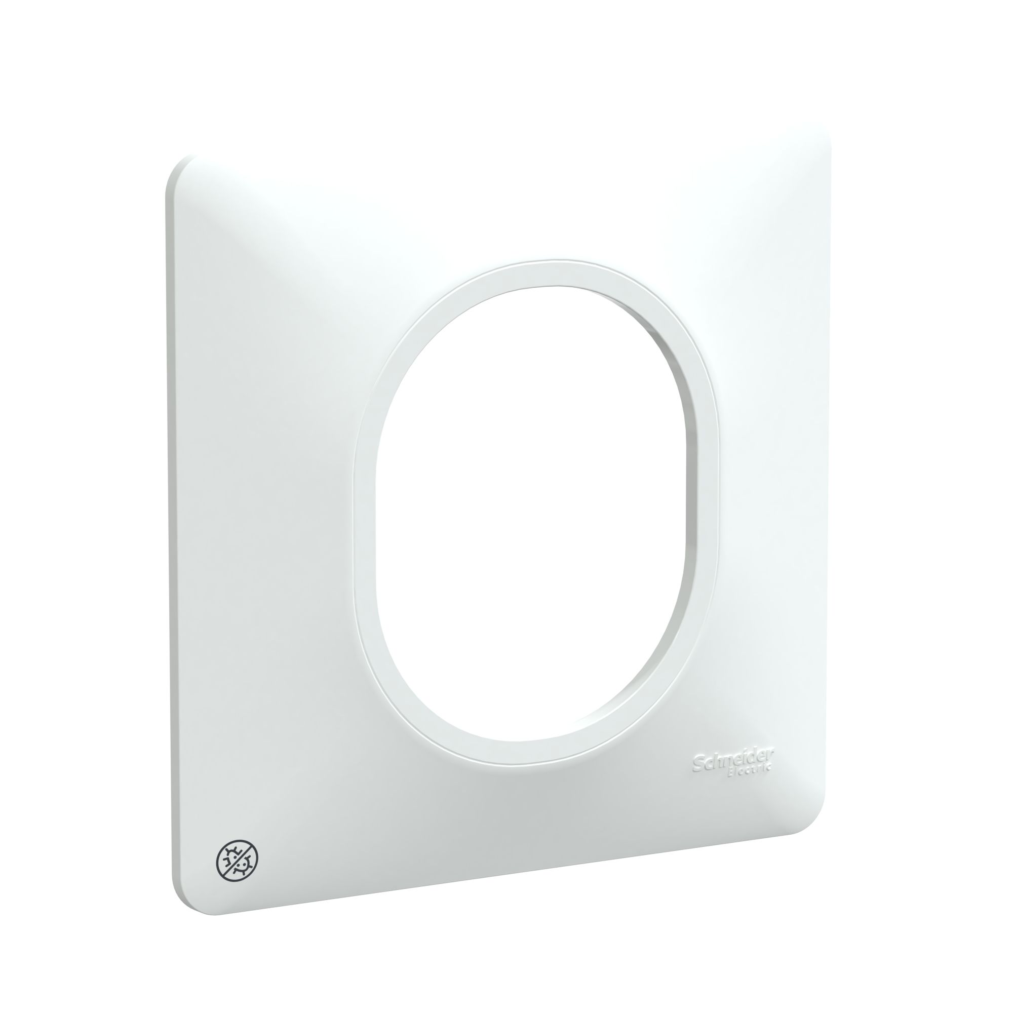 Schneider Electric White, 1 Gang, Ovalis C Series