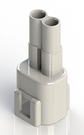 EDAC Wire to Wire Connector Cable Mount Plug, 2P, Crimp Termination, 10A, 300 V