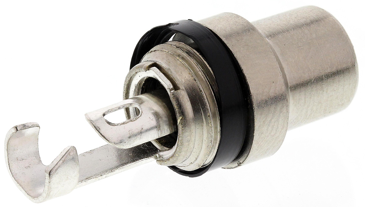 RS PRO Cable Mount RCA Socket, Nickel, 5A