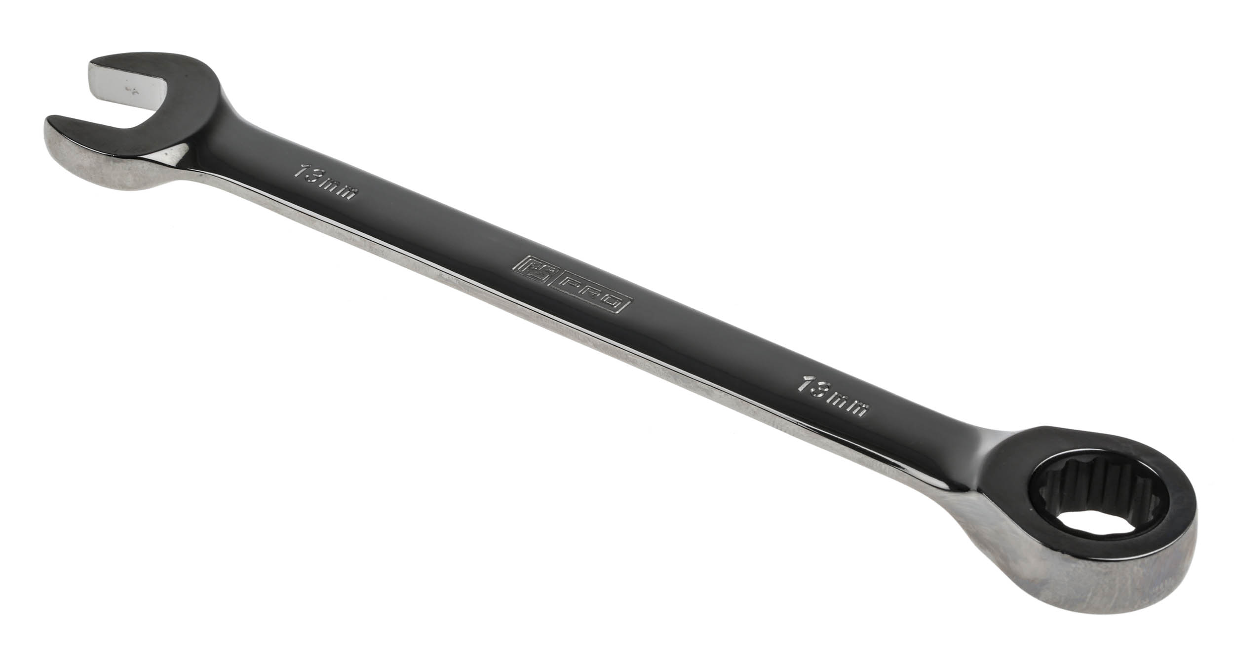 RS PRO Combination Ratchet Spanner, 13mm, Metric, Double Ended