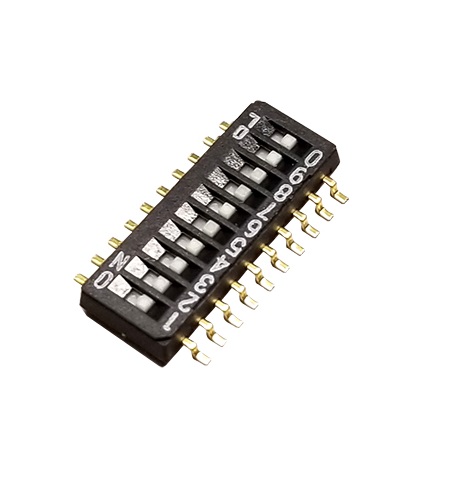 Nidec Components Surface Mount Slide Switch 10PST 100 mA Slide