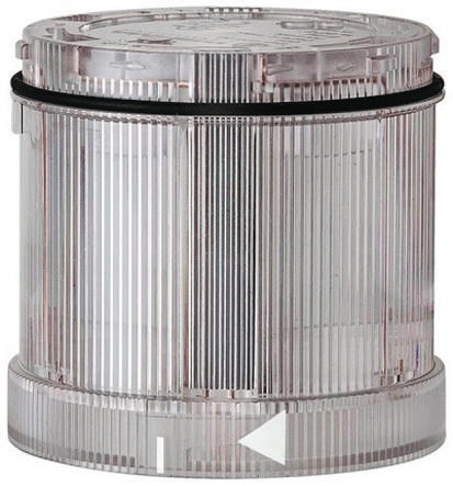 Werma 644 Series Clear Flashing Effect Beacon Unit, 24 V dc, LED Bulb, DC, IP65