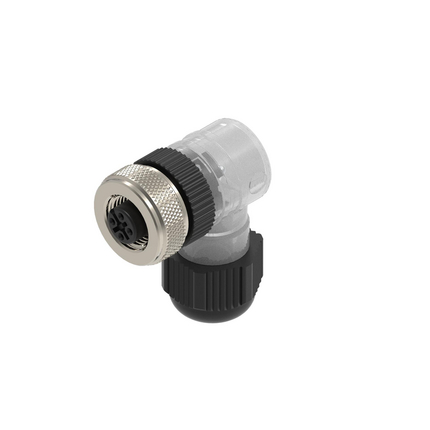 Lumberg Automation Industrial Circular Connector, 4 Contacts, Cable, M12 Connector, Socket, Female, IP67, RKC Series