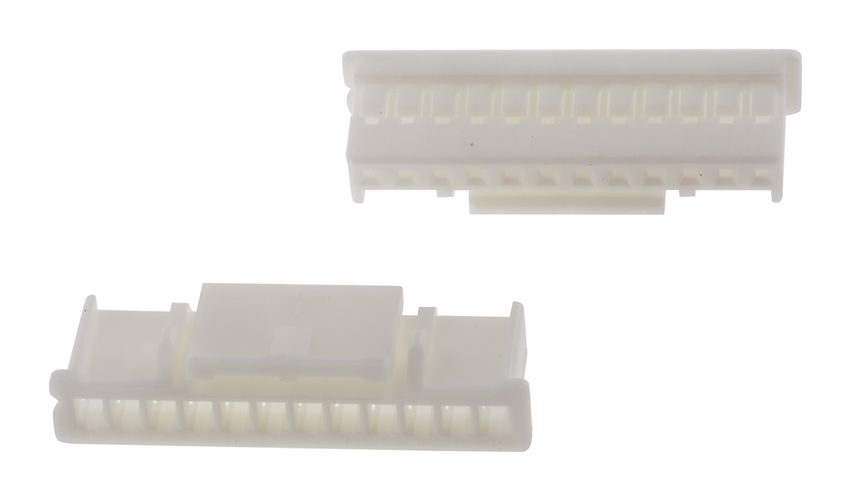 JST, PA Female Connector Housing, 2mm Pitch, 12 Way, 1 Row