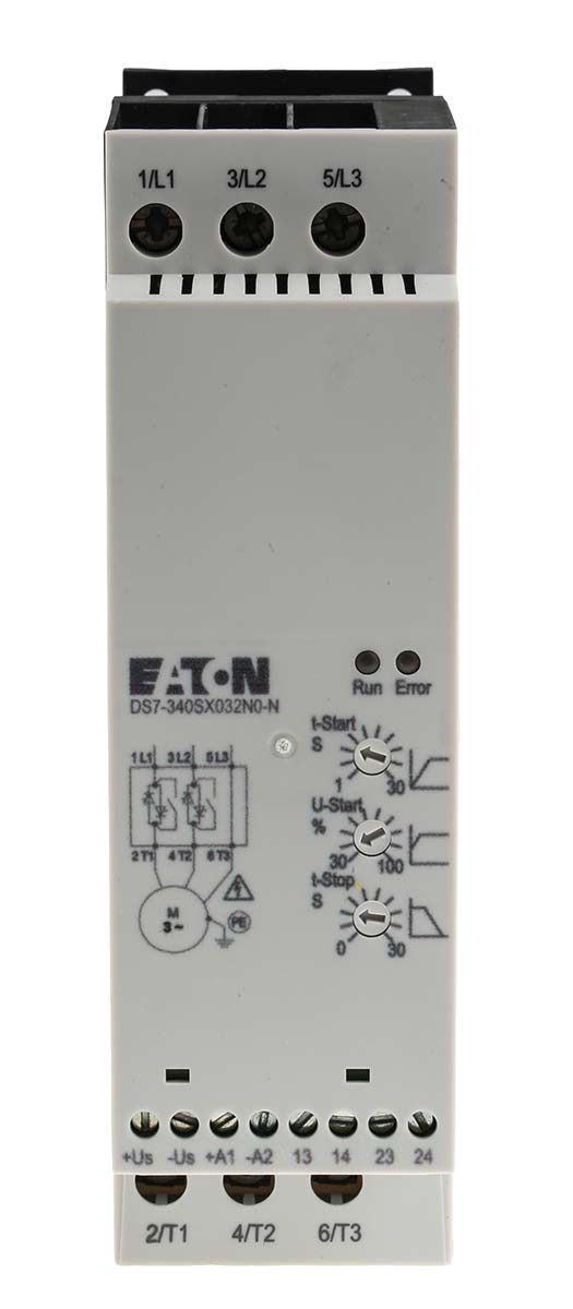 Eaton Soft Starter, , 15 kW, 460 V ac, 3 Phase, IP20