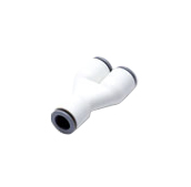 Legris LF6300 LIQUIfit Series Y Tube-to-Tube Adaptor, Push In 10 mm to Push In 10 mm, Tube-to-Tube Connection Style