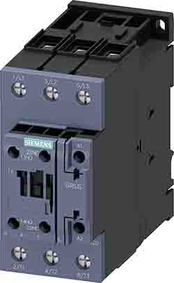 Siemens Contactor, 110 V ac Coil, 3-Pole, 80 A, 37 kW, 1 NO/1 NC