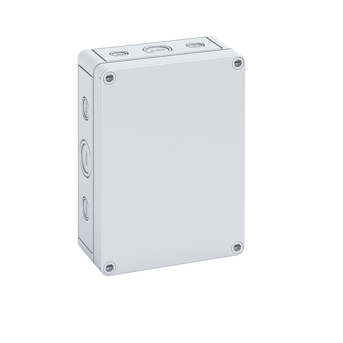 Spelsberg TK Series Grey Polycarbonate Enclosure, IP66, IK08, Grey Lid, 180 x 130 x 63mm