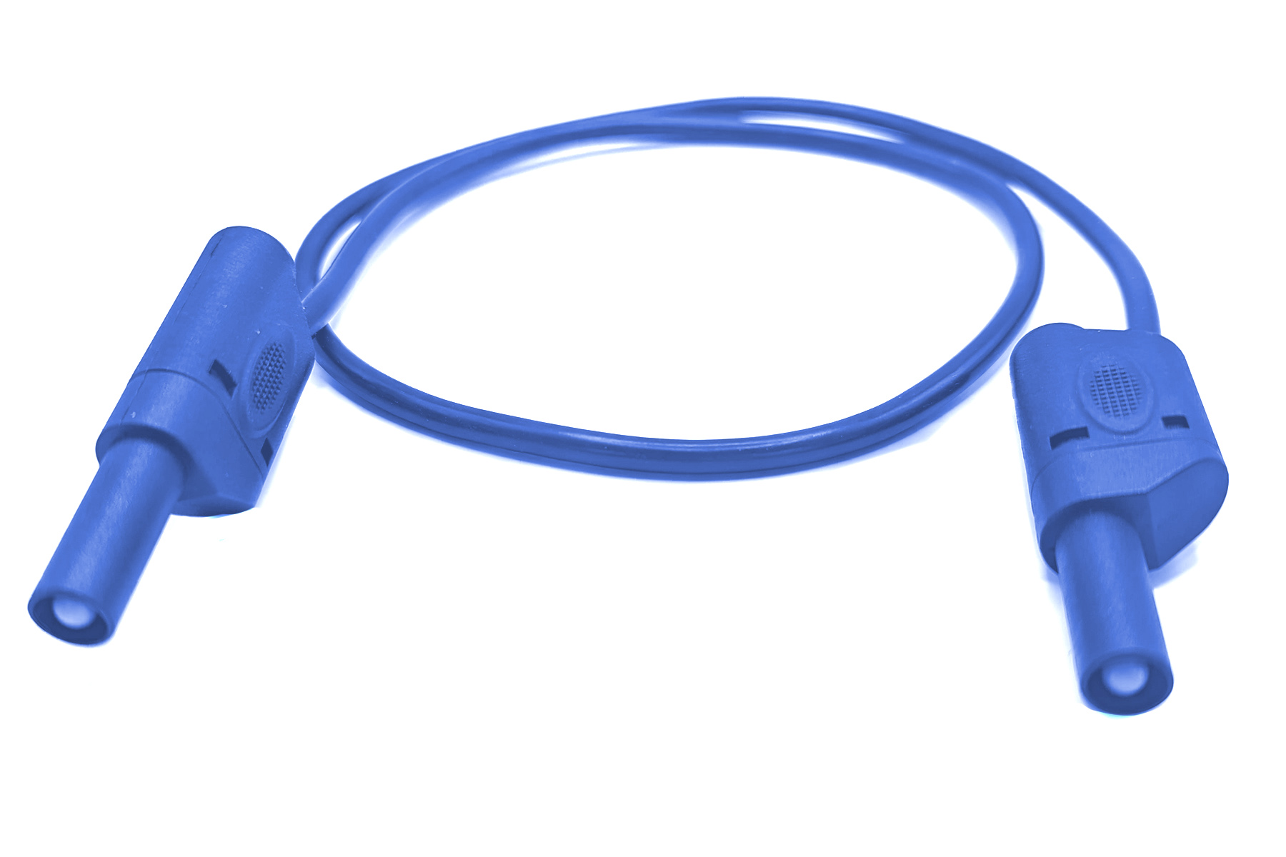 Mueller Electric Test lead, 32A, 600(CATIII) V, 1000(CATII) V, Blue, 0.25m Lead Length