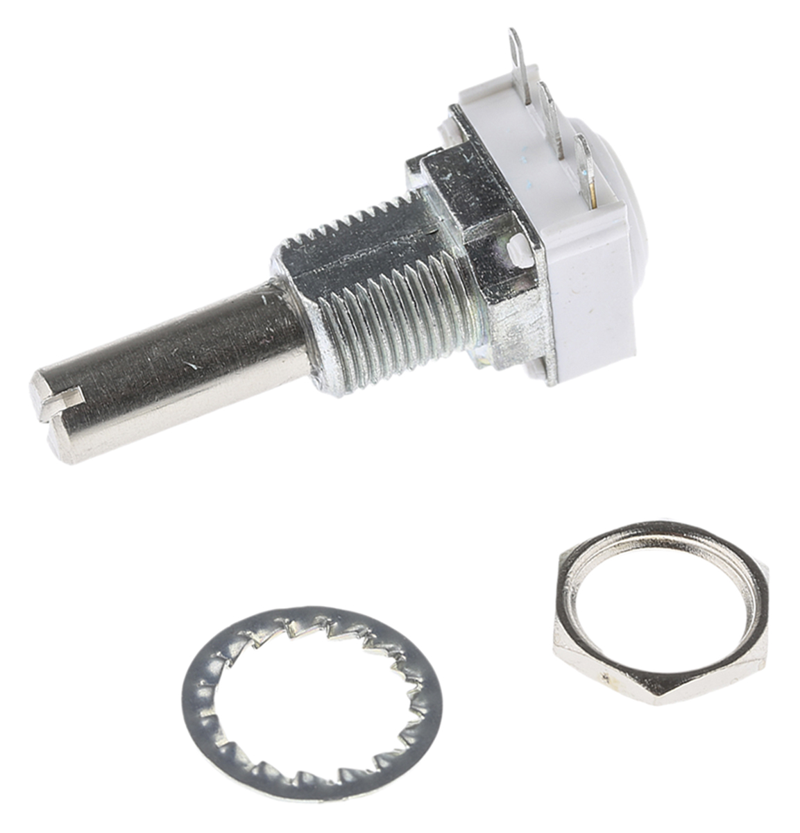 Vishay P11S 1MΩ Rotary Potentiometer 1-Gang Panel Mount, P11S1V0FLSY00105KA