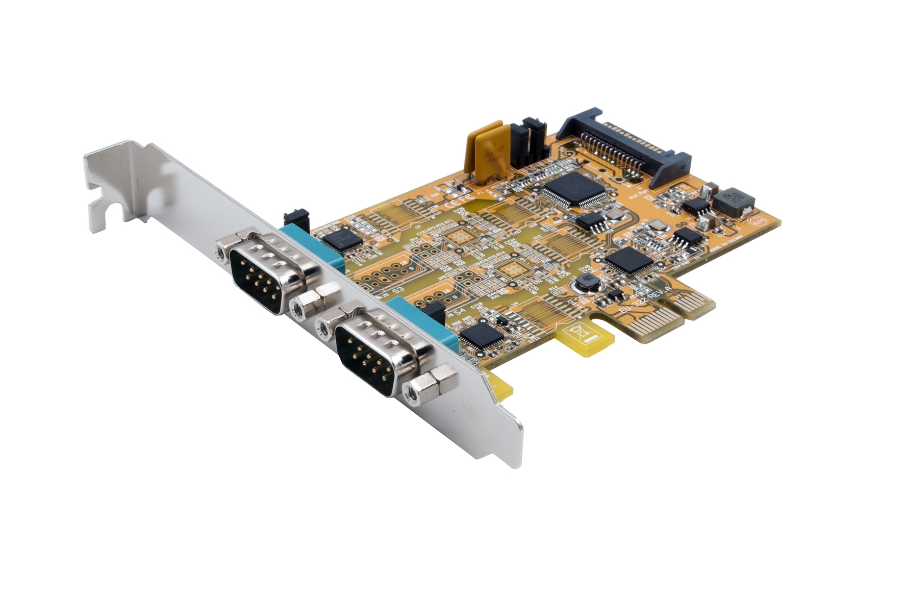 Exsys 2 Port PCI RS232, RS422, RS485 Serial Card