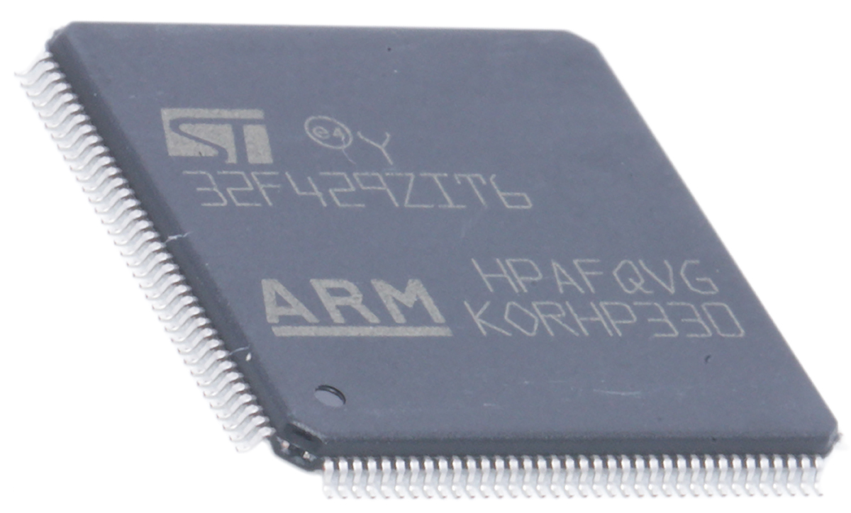 STMicroelectronics STM32F429ZIT6, 32 bit ARM Cortex M4, STM32F429ZI Microcontroller, 180 MHz, 2048kB FLASH, 144-Pin LQFP